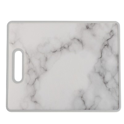 15" x 12" Marble Design Rectangular Plastic Cutting Board