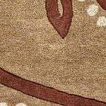 beige, mustard, dark red, dark brown, medium brown