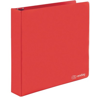 Enday 2-inch Slant-d Ring View Binder With 2 Pockets, Red : Target