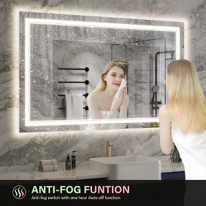 Bathroom Mirror , Anti-Fog Vanity Mirror with Color Changing Lights - 1 of 4