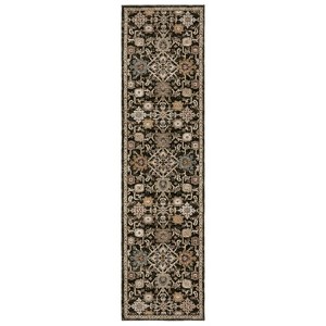 Oriental Weavers Andorra 2396B Brown/ Multi Indoor Area Rug - 2'6" x 12' - 1 of 4