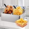 Professional 2x10L Dual Tank Electric Deep Fryer | Restaurant-Grade for Turkey, Adjustable Thermostat, Removable Lid - Heavy-Duty - 2 of 4
