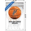Trends International NBA San Antonio Spurs - Drip Basketball 21 Framed Wall Poster Prints - 3 of 4