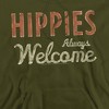 Men's Woodstock Hippies Welcome Pull-Over Hoodie - 2 of 4