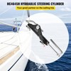 VEVOR Hydraulic Steering Cylinder HC4645H Front Mount Hydraulic Outboard Marine Steering Cylinder Suit for Up to 150HP Boats Steering, Silver & Black - 3 of 4