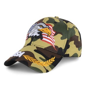 Alilang Embroidered American Eagle Baseball Cap with Patriotic Flag Design - 1 of 4