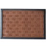 HomeRoots 16" X 24" Brown Synthetic Fiber Abstract Outdoor Door Mat - 4 of 4