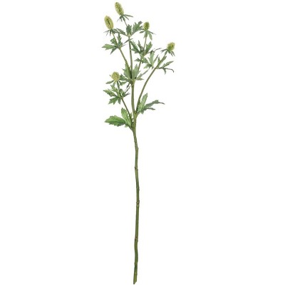 Sullivans Artificial Eryngiums Spray 30"H Green Flowers