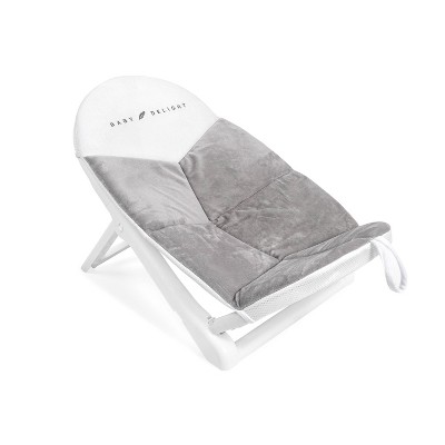 Baby Delight Cushy Nest Cloud Premium Infant Bather - Gray/White