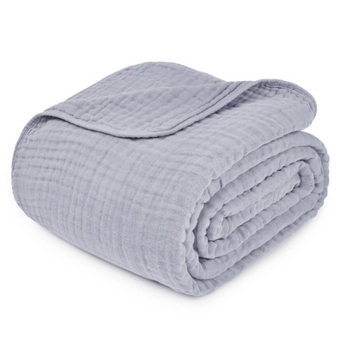 Large gray throw discount blanket