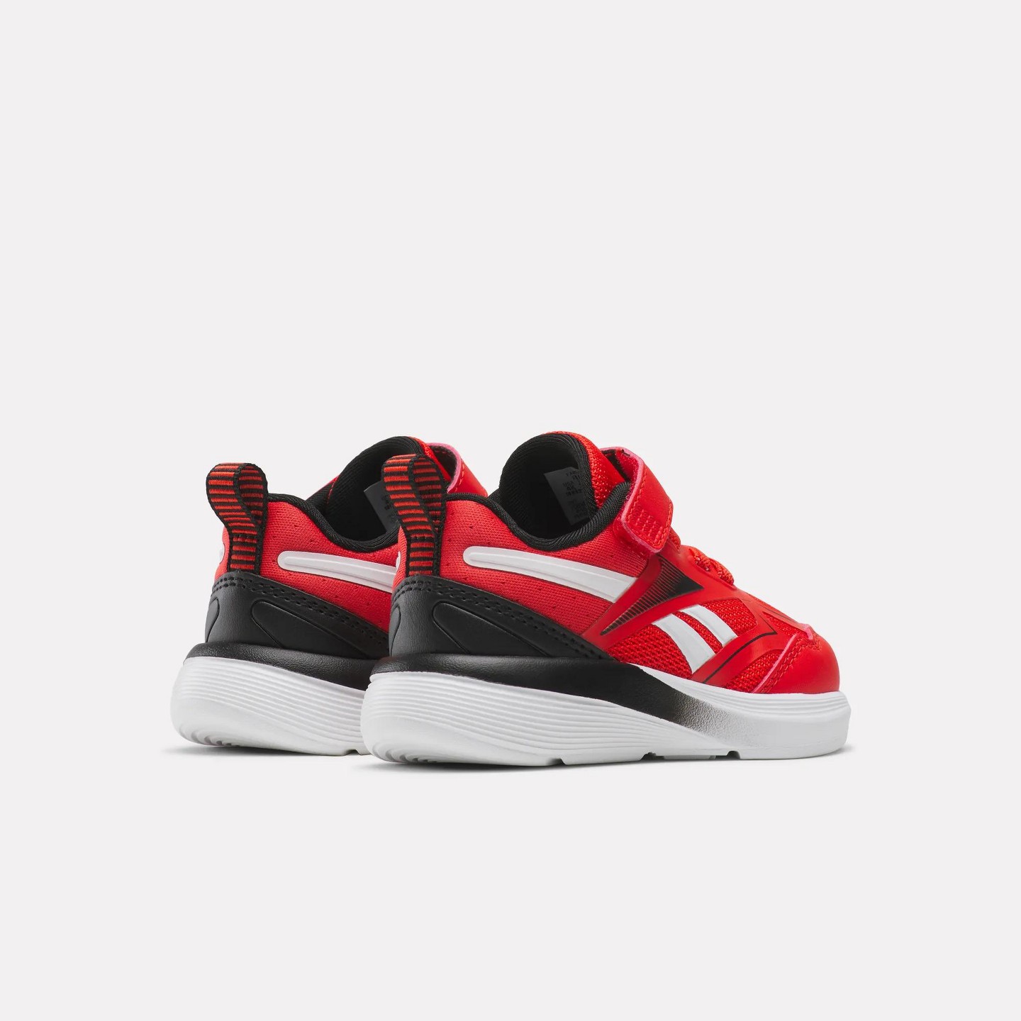 Детские кроссовки Reebok Rush Runner 6.0 Gore Lace Top Strap Running Shoes (Baby & Toddler) Size 8 Rival Red/Black/Ftwr White, цвет: Красный — фото 3