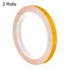 Unique Bargains Waterproof Adhesive High Visibility Safety Reflective Tape 2 Pcs - 3 of 4