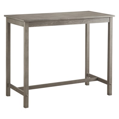 Counter Height Pub Table Hardwood Gray Wash - Threshold™