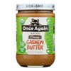 Once Again Organic Unsweetened Creamy Cashew Butter - Case of 6/16 oz - 2 of 4