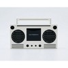 Microboom Speaker Boombox Bluetooth, Icy White - Manufacturer Refurbished - 3 of 4