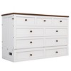 Full Size Murphy Bed with Charging Station and Large Storage Drawer - 2 of 4