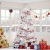 6ft/7.5ft White Spruce Artificial Christmas Tree Artificial Unlit Pine Tree with 880/1258 Branch Tips and Metal Hinges & Foldable Base - 3 of 4