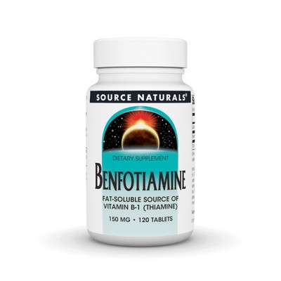 Benfotiamine by Source Naturals, Inc.  -  120 Tablet