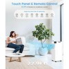 Kismile Portable Air Conditioner 10000 ASHRAE BTU/6000 BTU DOE 115-Volt Vented Medium Room Portable AC Remote Included - 3 of 4