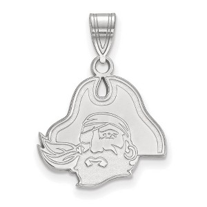 Black Bow Jewelry Sterling Silver East Carolina Pirates NCAA Medium Pendant - 1 of 3