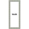 PosterPalooza | Panoramic Sculpted Blue Picture Frame - UV Acrylic, Foam Board Backing, Hanging Hardware - 2 of 4