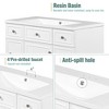 36" Bathroom Vanity Cabinet With Sink Top Combo Set Space-Saving Bathroom Storage Cabinet With Soft Closing Door Drawer, White - 4 of 4