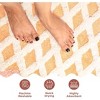Folkulture Bathroom Rugs or Bath Mat | (20 x 30) Bathroom Rugs Non Slip Bath Mat for Home, Washable Orange Bathrooms Rug Pink Bath Mats - 3 of 4