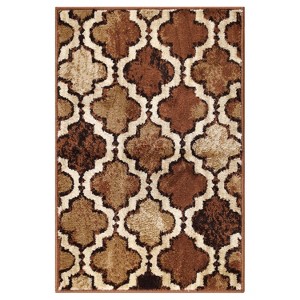 Contemporary Trellis Geometric Indoor Area Rug by Blue Nile Mills. - 1 of 4