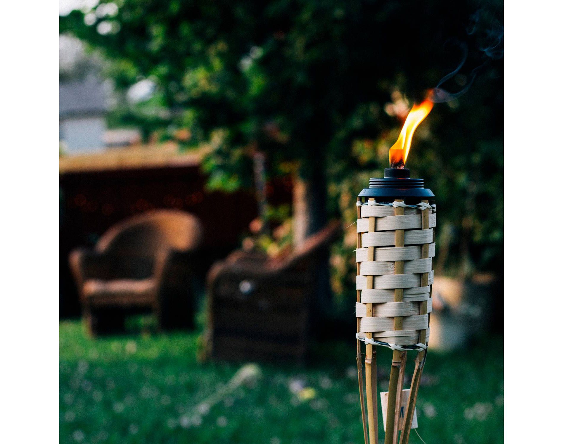 TIKI Luau Bamboo Torch Natural