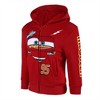 Disney Cars Lightning McQueen Boys Zip Up Hoodie with Pockets for Toddlers and Big Kids - 2 of 4
