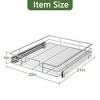 LOVMOR Pull Out Cabinet Organizer, Cabinet Pull Out Shelves 20" W x 21" D, Heavy Duty Cabinet Drawers Slide Out Kitchen - 4 of 4