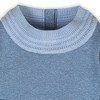 Girls' Organic Long Sleeve Empire Sweater Dress with Collar Detail, Kids - 2 of 3