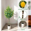 5 Ft Faux Potted Tree with Planter - Artificial Indoor Tree for Home, Office, Wedding & Christmas Decor - 3 of 4