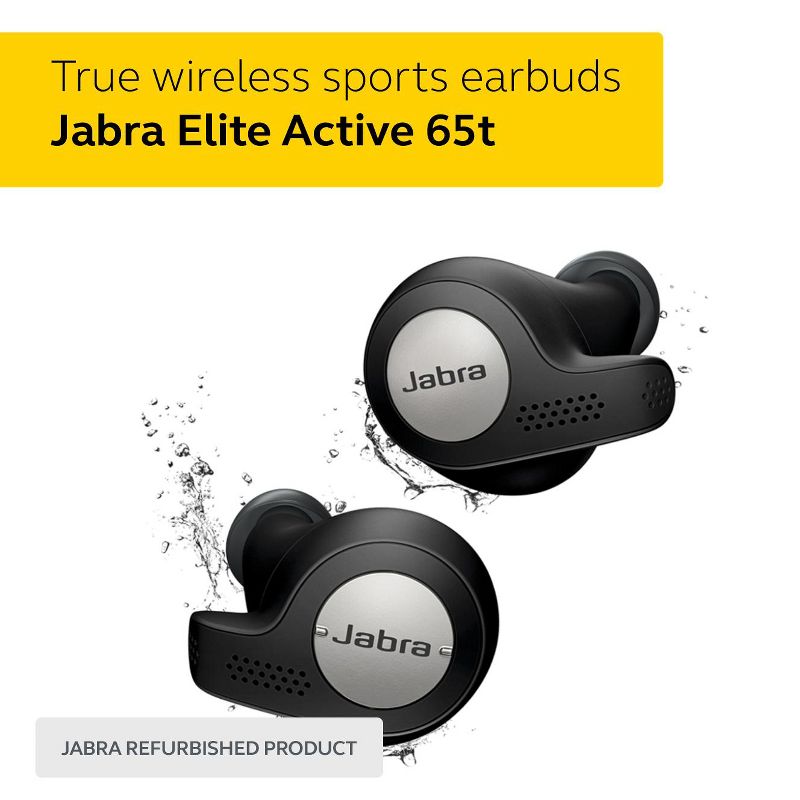 Jabra Elite Active 65t True Wireless Earbuds (Manufacturer Refurbished), 2 of 9