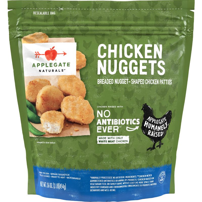Applegate Naturals Family Size Chicken Nuggets - Frozen - 16oz, 1 of 6