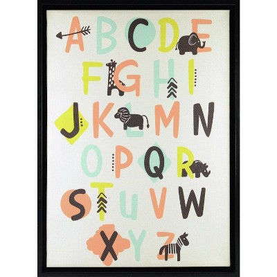 RoomMates Framed Wall Poster Prints Alphabet