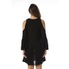 Riviera Sun Cold Shoulder Dress 21825-BLK-1X - 3 of 3