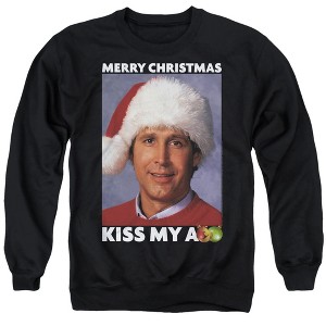 Christmas Vacation Merry Kiss Adult Crewneck Sweatshirt - 1 of 4