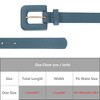 INSPIRE CHIC Womens 0.8" Width Textured Fashion Causal Faux Leather Waist Belts 1Pc - 4 of 4