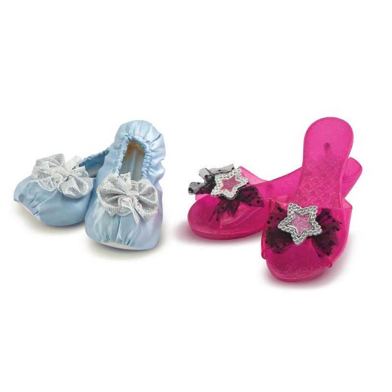 Melissa &#38; Doug Role Play Collection - Step In Style! Dress-Up Shoes Set (4 Pairs), 6 of 11