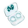 Unique Bargains Integrated Bow Contact Lens Case Green 1 Set - 3 of 4