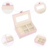 REGALWOVEN Women's Mini Modern Portable Faux Leather Jewelry Box - 4 of 4