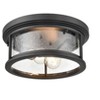 Millennium Lighting Bresley 2 - Light Flush Mount in  Powder Coated Black - 4 of 4