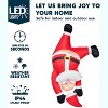 Joyfy 6 FT Christmas Hanging Inflatables Outdoor Decoration, Santa Hanging Upside Down inflatable with Built-in LED for Xmas Party Outdoor Roof Decor - 3 of 4