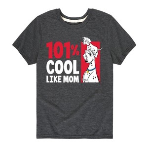 Boys' - 101 Dalmatians - 101 Percent Cool Like Mom Short Sleeve Graphic T-Shirt - 1 of 4