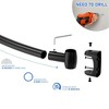 LunaLulinlk Curved Shower Curtain Rod, Adjustable Shower Rod for Bathroom, Black - 2 of 4
