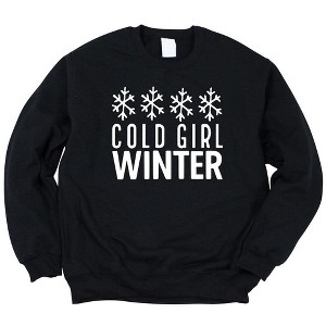 Simply Sage Market Women's Graphic Sweatshirt Cold Girl Winter - 1 of 3