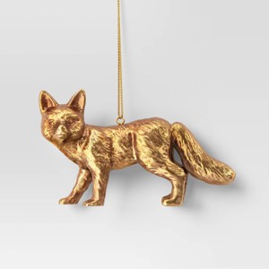 Christmas Gold Fox Ornament - Wondershop™ - 1 of 3