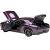 2022 Dodge Challenger R/T Scat Pack Widebody Hellraisin Purple Metallic 1/18 Model Car by Autoart - 2 of 4