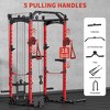 WhizMax Power Rack, 1600LBS Capacity Squat Rack for Home Gym with Cable Crossover, Pull-up Bar, Multifunctional Home Gym Equipment - 4 of 4